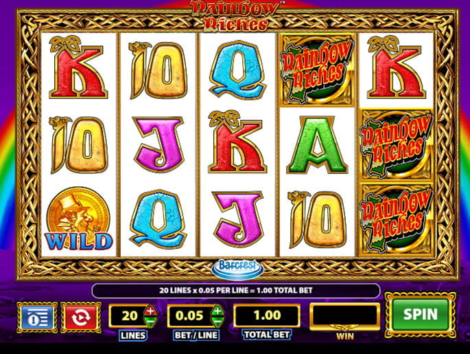 Play the Rainbow Riches Slot Game