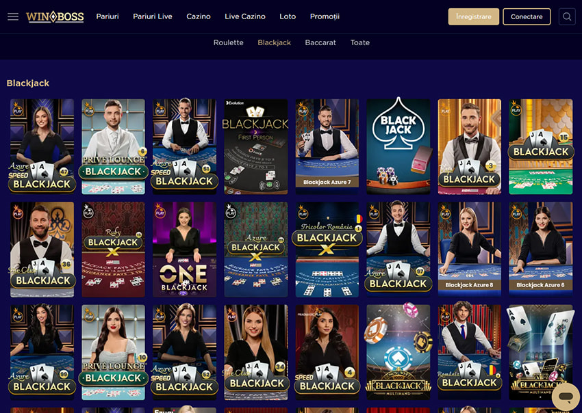 Winboss Live Blackjack