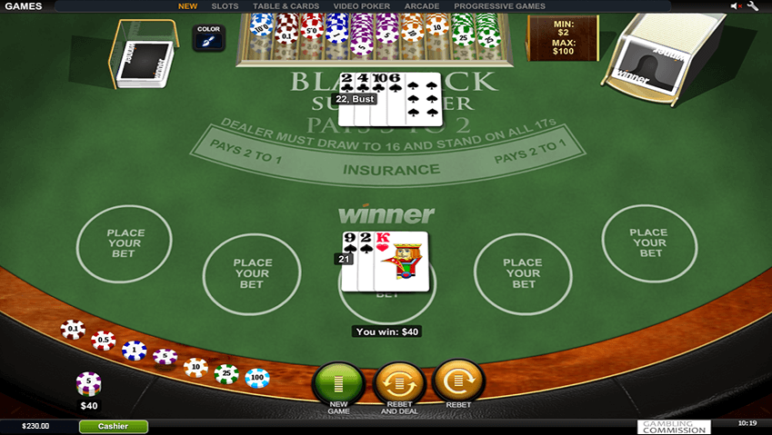 Blackjack Surrender Winnings
