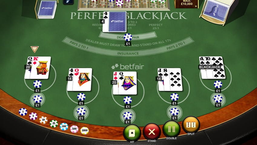 Multi-Hand Option – Perfect Blackjack