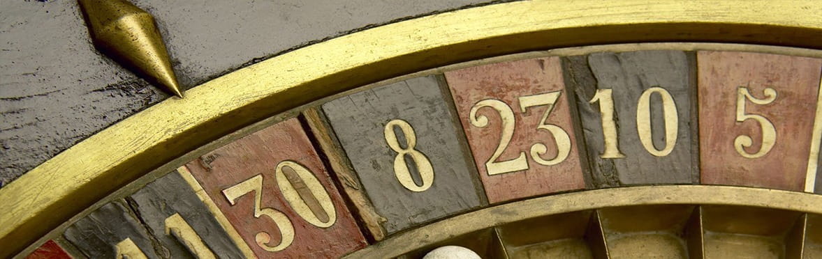 Image of an old-fashioned roulette wheel