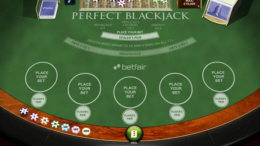 Blackjack Perfect Pairs: what is it and how much does it pay?