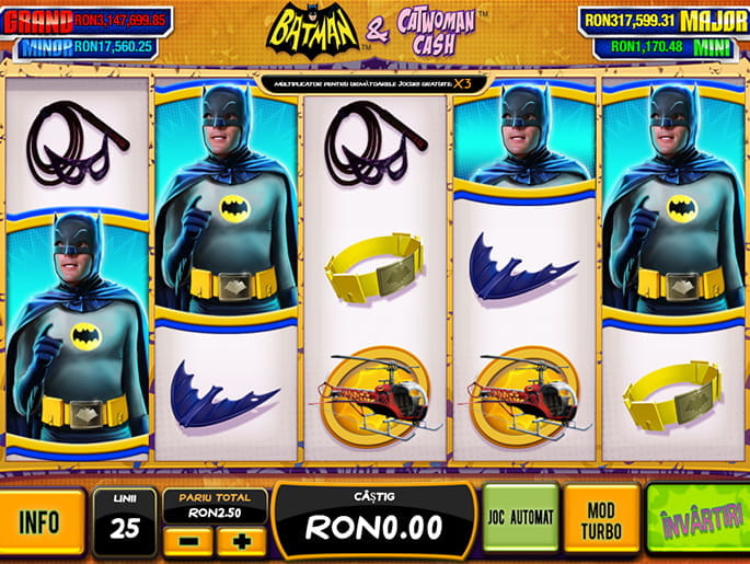 Versiunea demo gratuita la slotul Batman & Catwoman Cash
