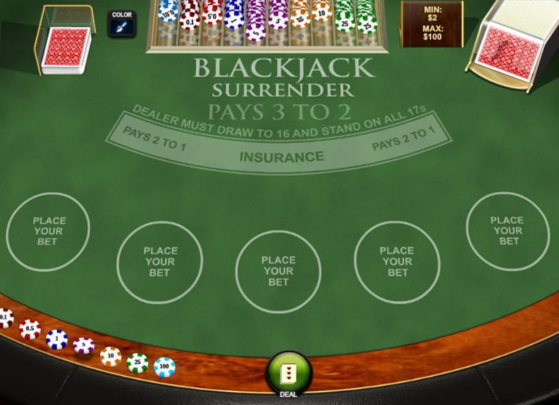 Jucati Blackjack Surrender