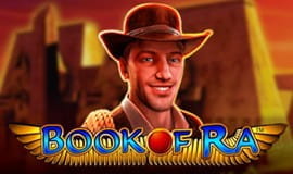 Game logo - Book of Ra, slot Novomatic