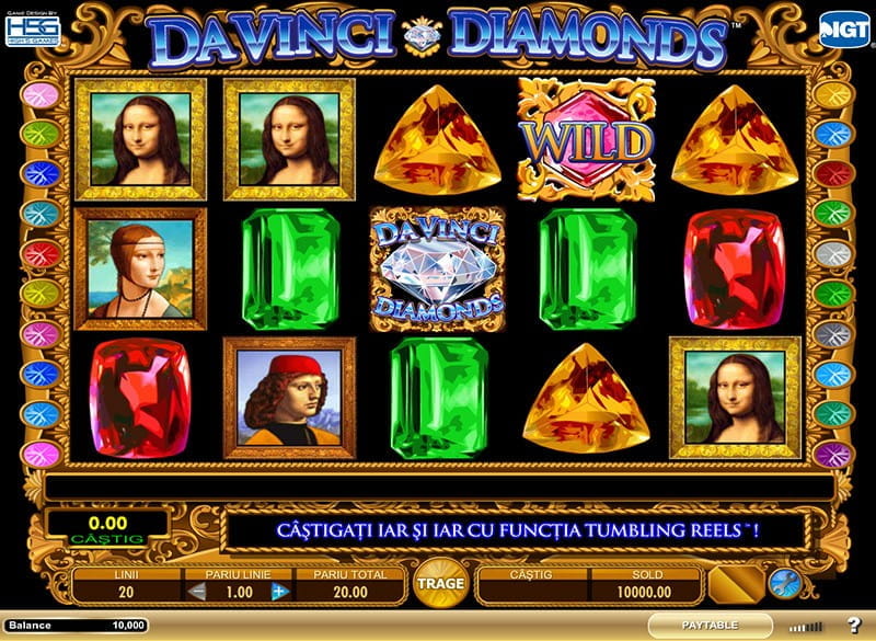 Da Vinci Diamonds slot