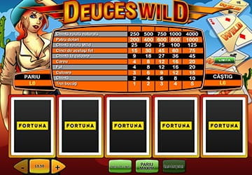 Deuces Wild online la Fortuna