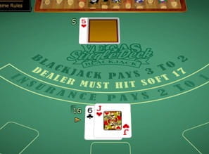 Un exemplu de o mana la Blackjack