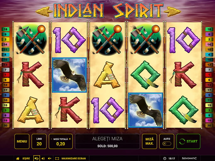 Joc gratuit slot online Indian Spirit