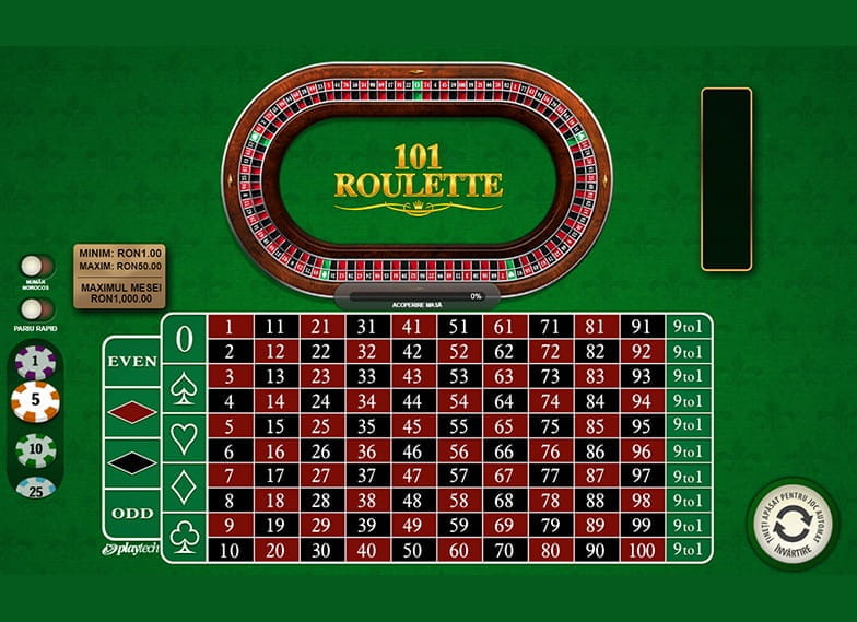  101 Roulette exclusiv la Fortuna Romania