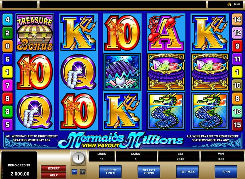 Mermaids Millions slot