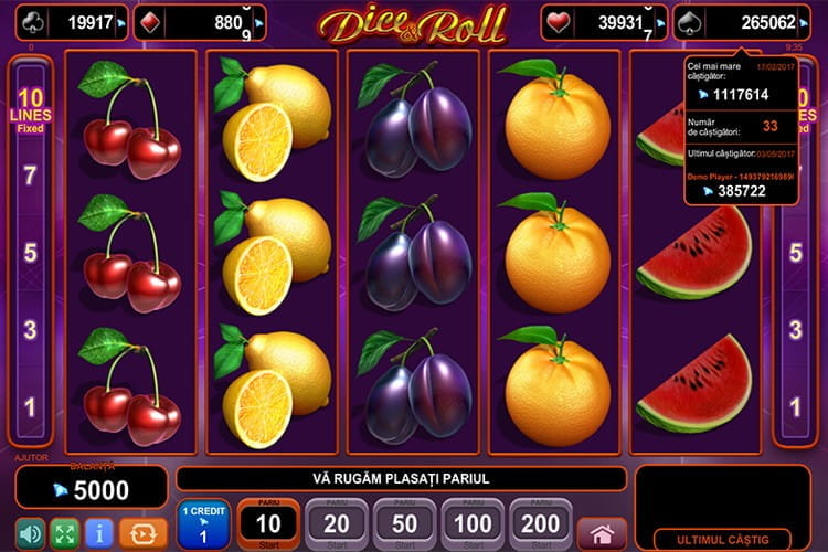 More Dice & Roll slot