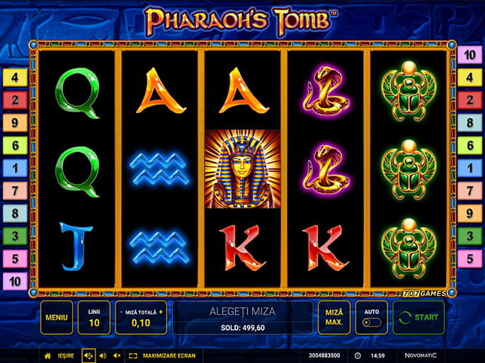 Pharaoh's Tomb slot online gratis în varianta demo