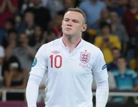 O poza cu fotbalistul Wayne Rooney