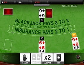 Castiga cat trei la blackjack multihand Circus Casino!