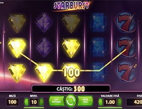 Popularul slot Starburst si-a facut aparitia si la Circus!