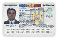 Scanați buletinul de identitate