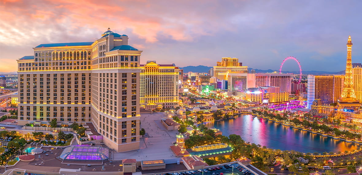 The Caesars Palace Casino in Las Vegas 