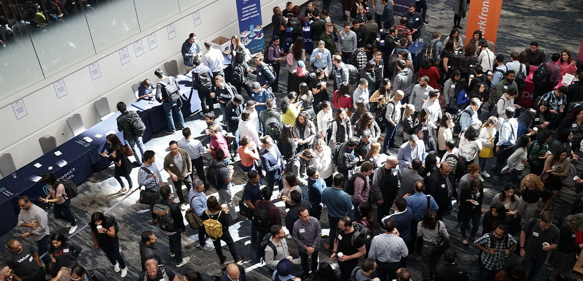 People Networking at a Conference