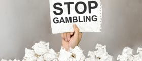 Stop Gambling Sign for the AU Self-Exclusion Program