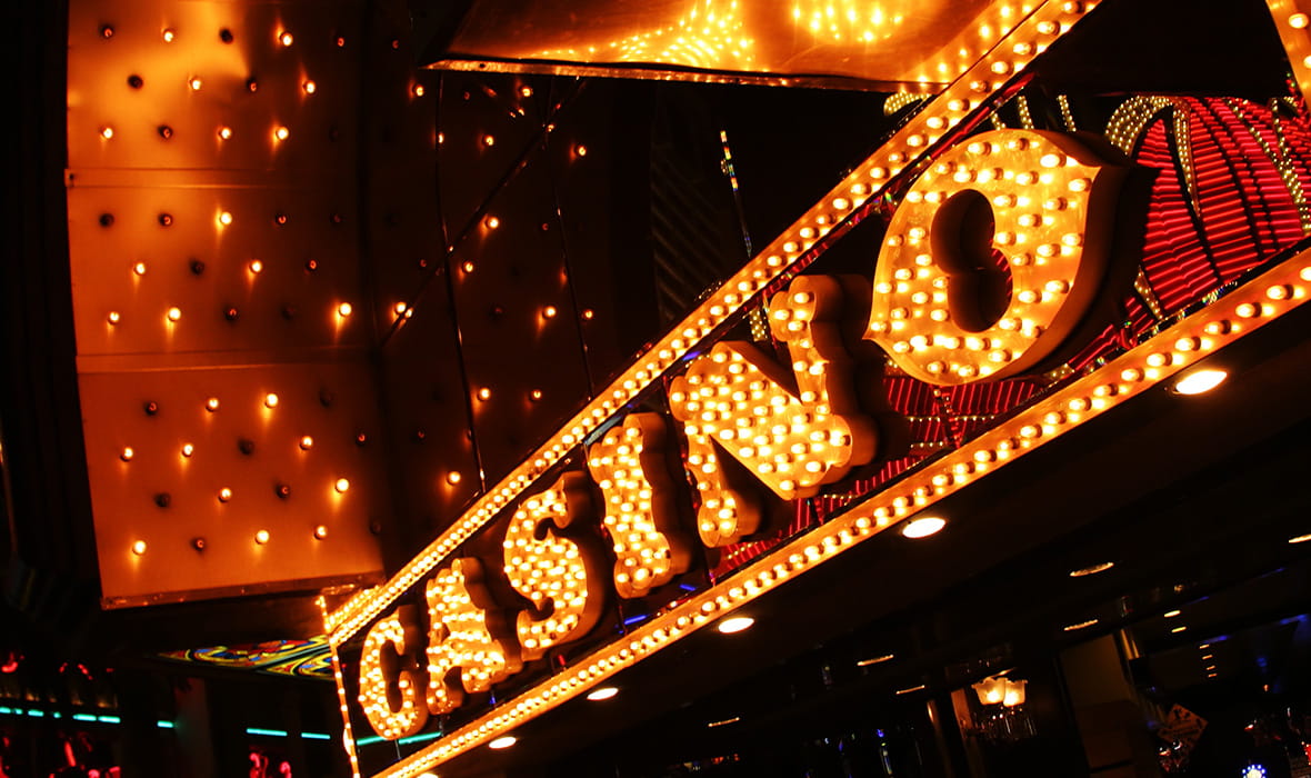 Nighttime View of London Casino