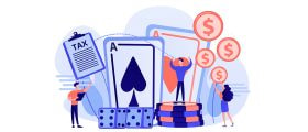 A Player Celebrates Tax-Free Winnings, Surrounded by Cards and Chips.