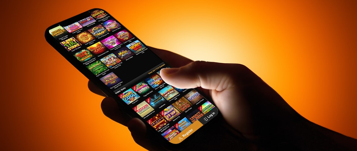 Videoslots Game Lobby from Mobile