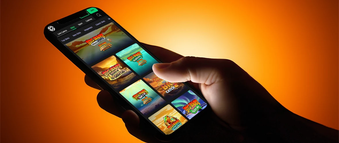 The Grosvenor lobby highlighting the 'In Club' game tab.