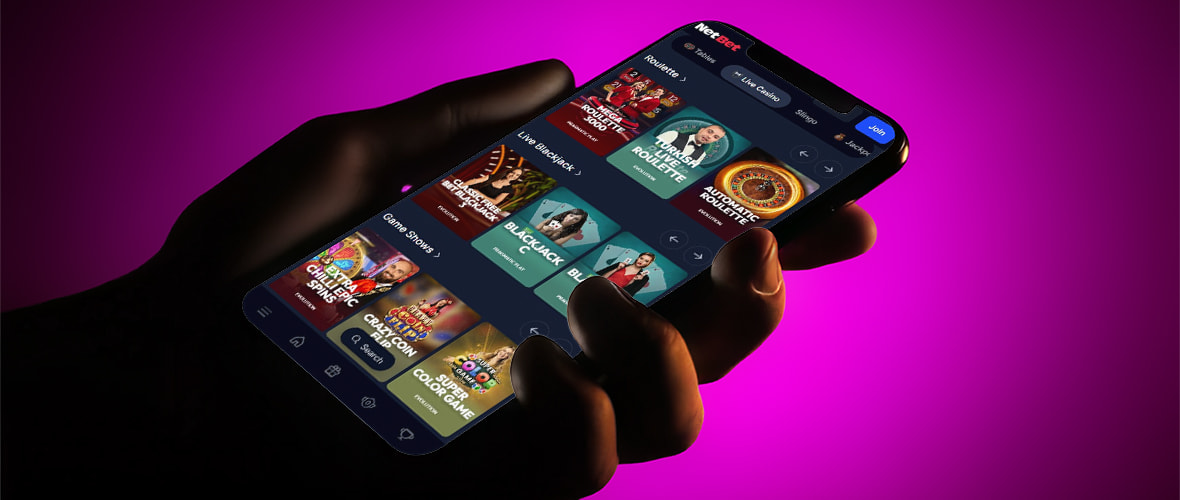 Live Dealer tables at NetBet Casino, powered by Evolution Gaming.