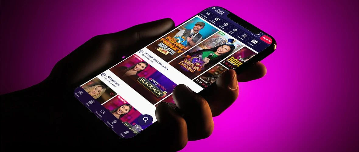 Live Casino at PartyCasino — Evolution Gaming’s Crazy Time game show.