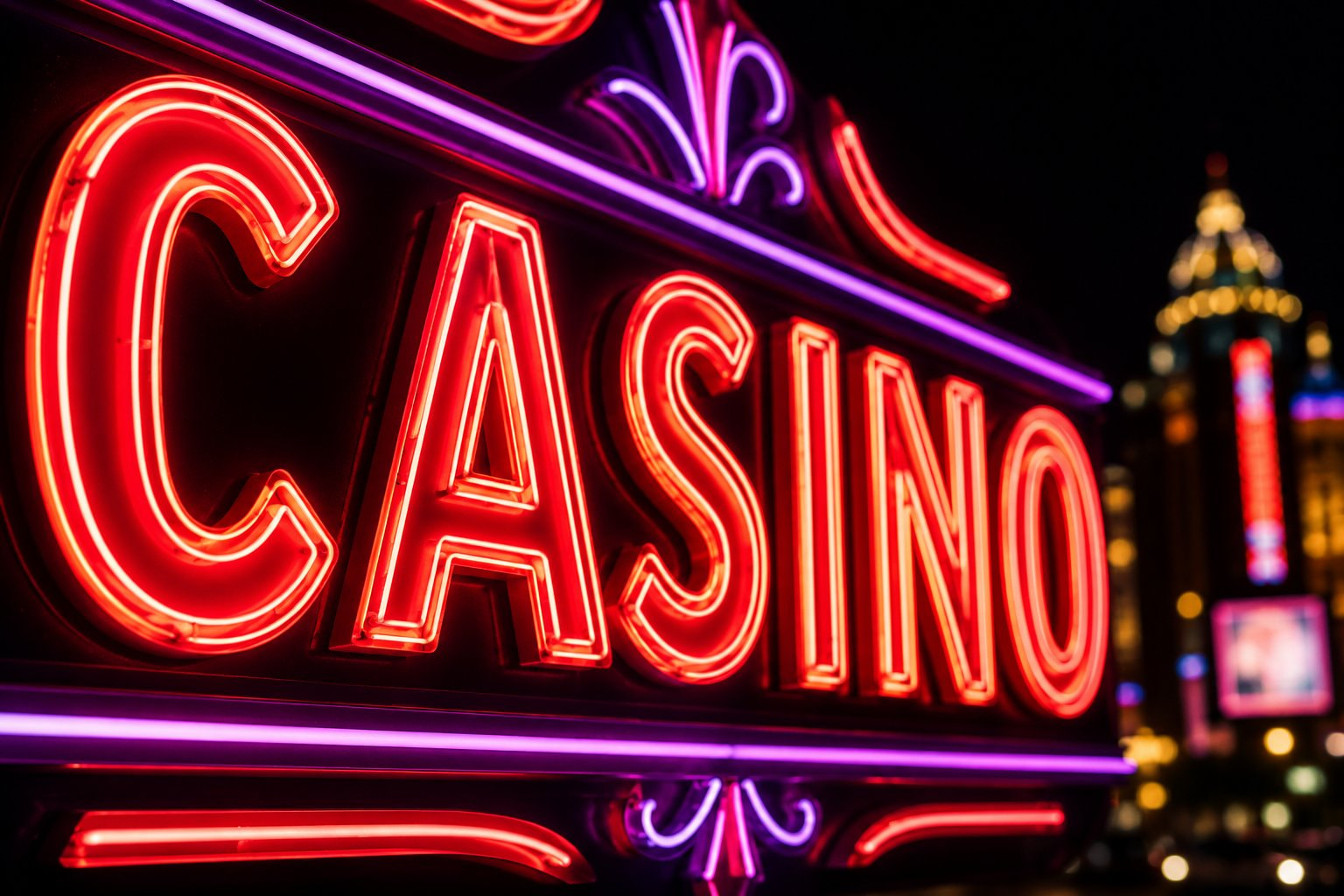 Casino Neon Letters